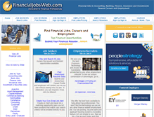 Tablet Screenshot of financialjobsweb.com